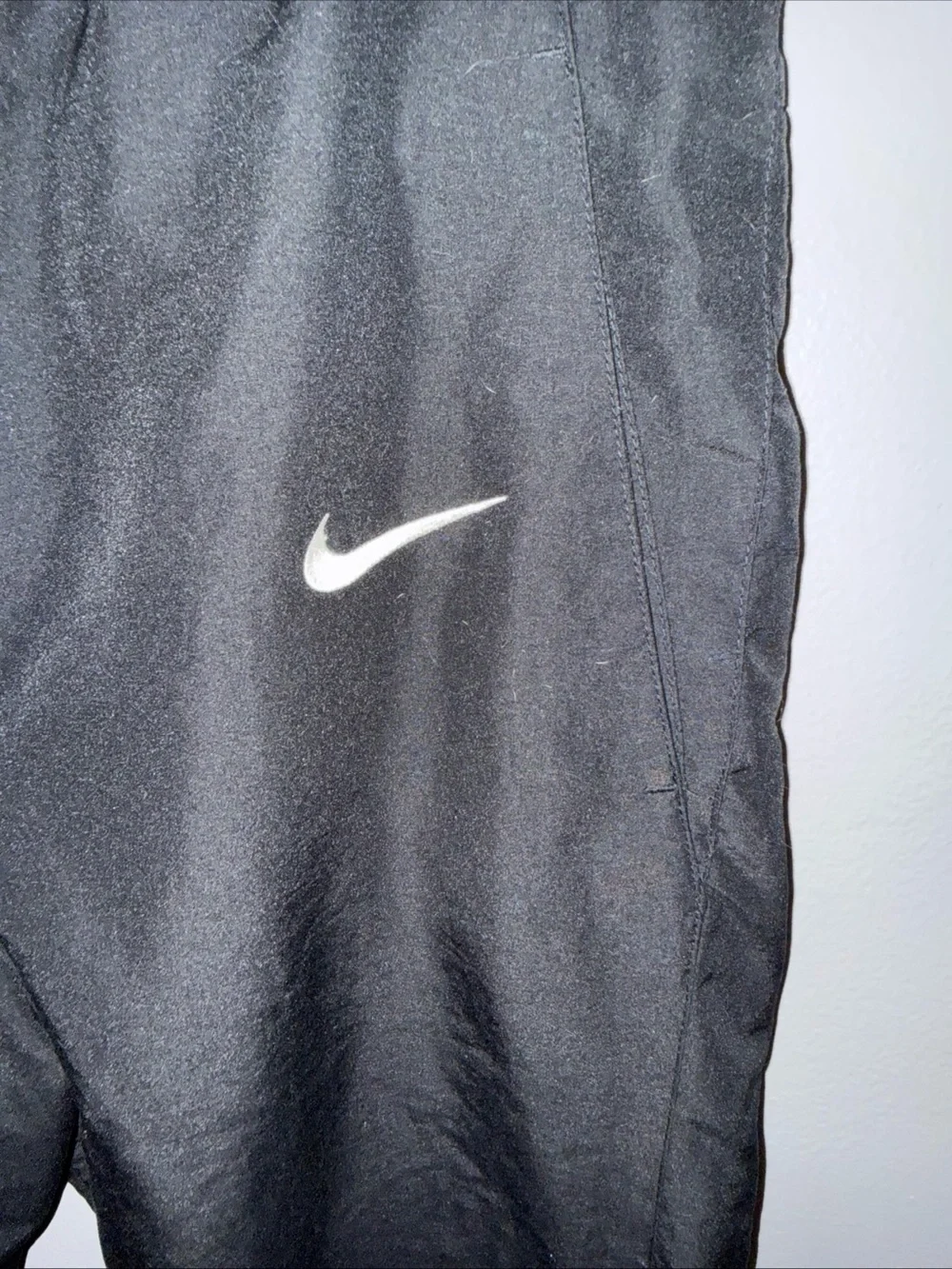 Vintage Y2k 00's Nike Manchester United Nylon Track Pants Drill Blockcore Men'L